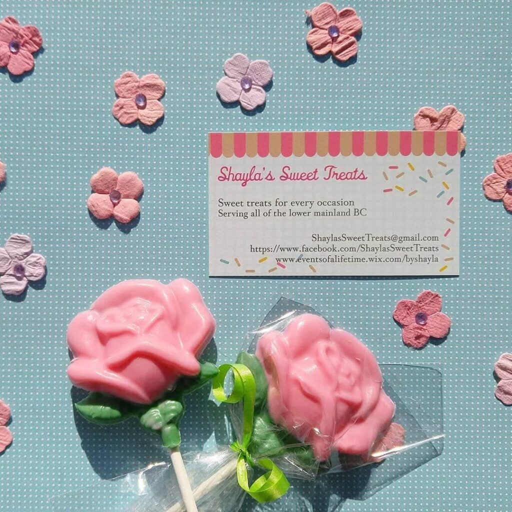 shaylas sweet treats chocolate rose lollipops metro vancouver 1024x1024
